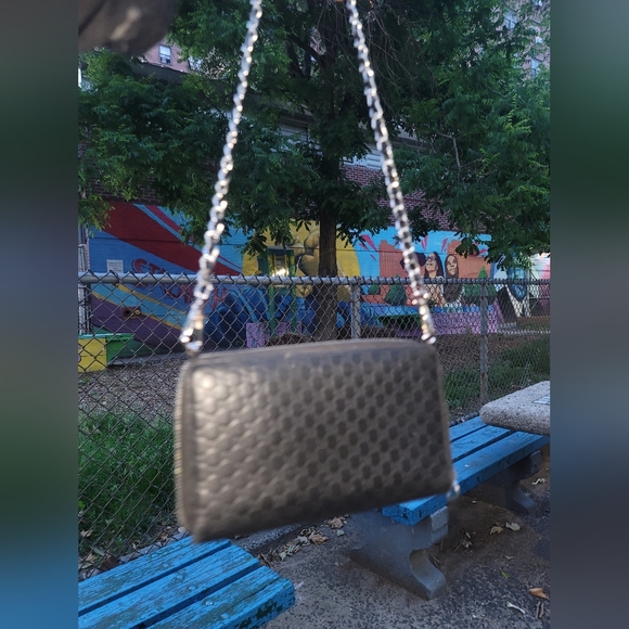 Gucci Micro GG Guccissima black leather wallet on chain zippy New in box Authent - Picture 8 of 16